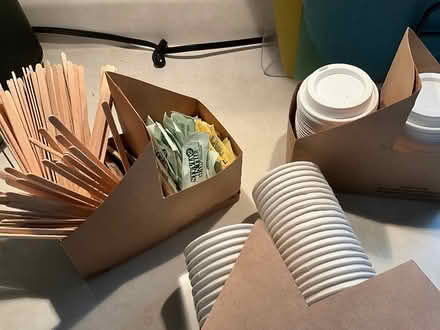 Photo of free StarbuckCups/Lids/Stirsticks/sweets (OakBrook south of Yorktown) #1