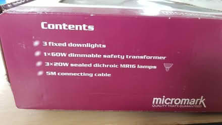 Photo of free 3 Chrome Low Voltage Down Lights (Rickmansworth WD3) #2