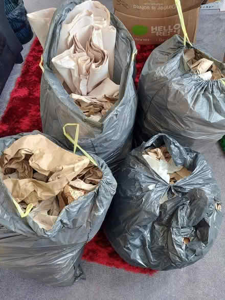Photo of free Packing paper 4 bin bags worth (Seaford BN25) #1
