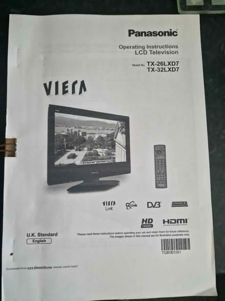 Photo of free Panasonic Viera 32" FHD TV (Nr Langney Shops BN23) (Stone Cross BN23) #4