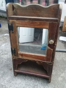 Photo of free Wood cabinet in Newark #2