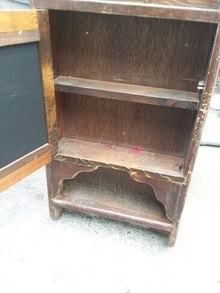Photo of free Wood cabinet in Newark #1