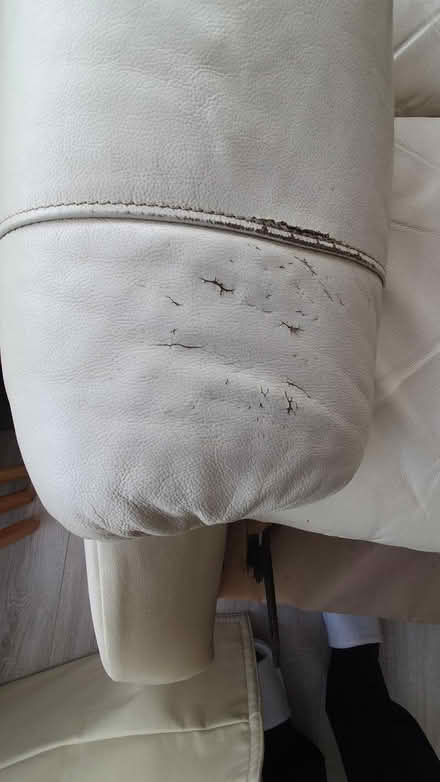 Photo of free 2 x Leather Manual Recliner Arm Chairs (Lords Wood ME5) #1