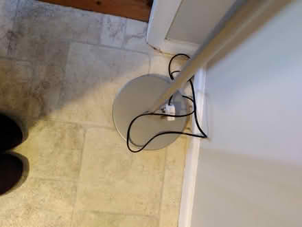 Photo of free Silver standard lamp : modern design (Amber Valley DE56) #1