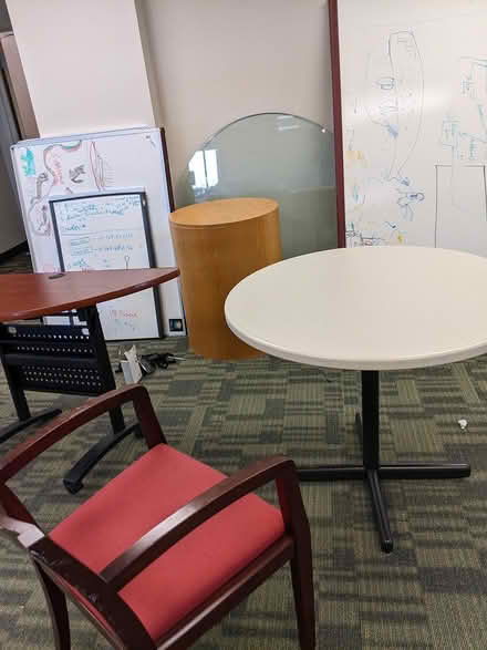 Photo of free Tables, chairs misc office + (07662) #3
