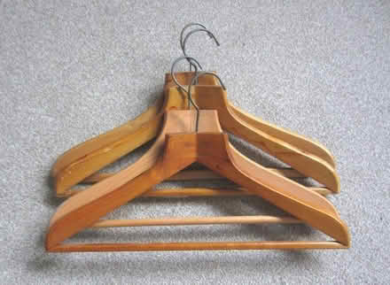 Photo of free Wooden hangers (Barton-on-Sea BH25) #1