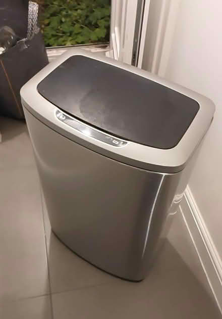 Photo of free Eco Living Motion Sensor Auto Open Stainless Waste Bin (Bedwell SG1) #1