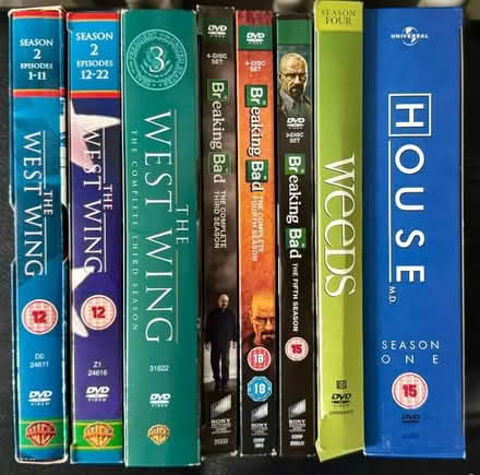 Photo of free DVD box sets - West Wing / Breaking Bad / House / Weeds (NW10) #1