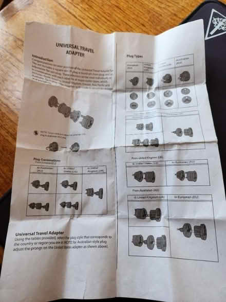 Photo of free Travel Power Adapter and protective pouch (Gerrards Cross SL9) #2