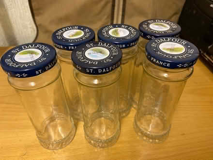 Photo of free 6 tall glass jars ideal herbs spice (BL3) #1