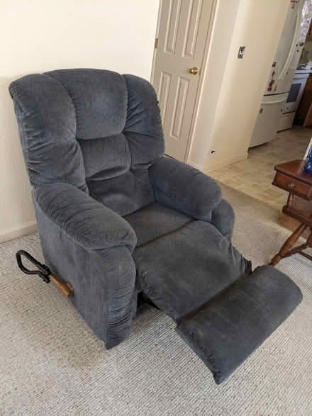 Photo of free Blue recliner (near main and 66) #3
