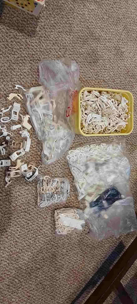 Photo of free Assorted curtain rail hooks / ends (Pokesdown BH6) #1