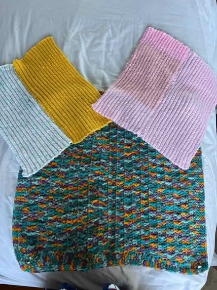 Photo of free Small knitted squares. (Cleghorn ML11) #1