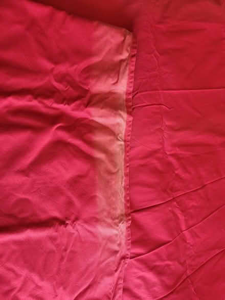 Photo of free IKEA red eyelet curtains (unlined) (Morley LS27) #4