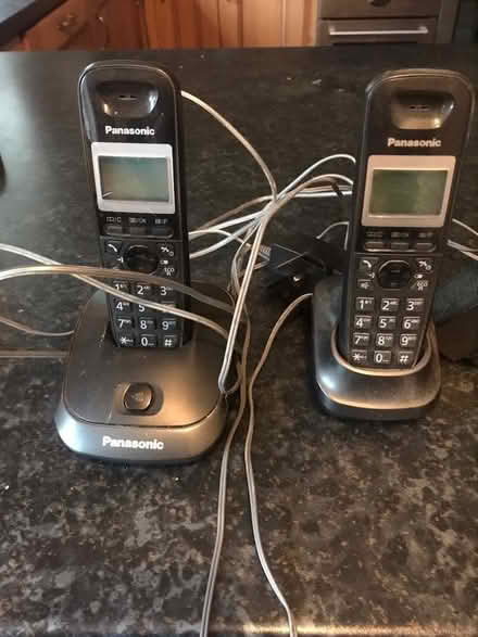 Photo of free 2 Panasonic cordless phones system (Presteigne LD8) #1