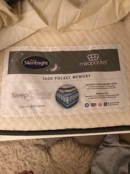 Photo of free John Lewis King Size mattress (Battersea SW11) #1