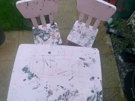 Photo of free Kids garden table and chairs (Burscough L40) #1