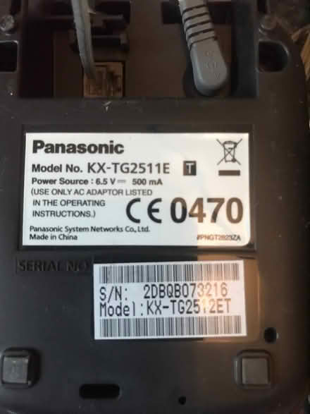 Photo of free 2 Panasonic cordless phones system (Presteigne LD8) #2