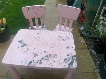 Photo of free Kids garden table and chairs (Burscough L40) #2