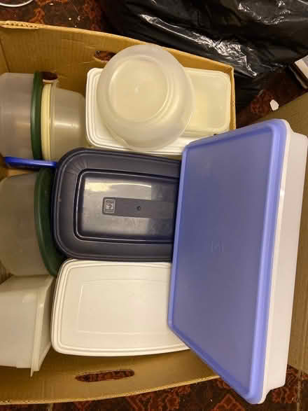 Photo of free Many Tupperware tubs boxes (BL3) #1