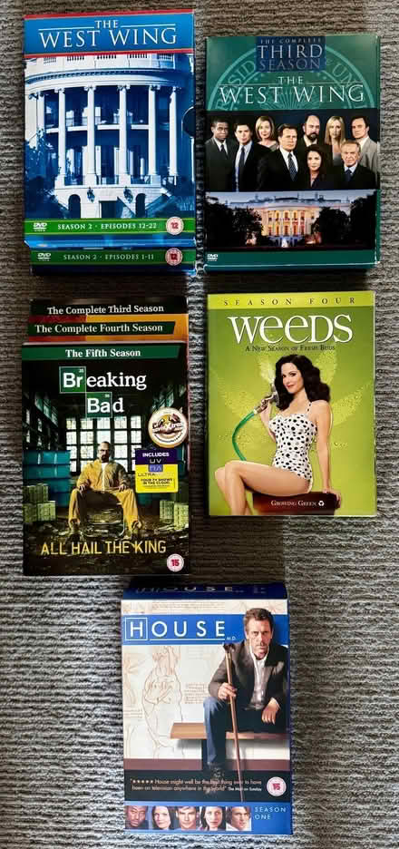 Photo of free DVD box sets - West Wing / Breaking Bad / House / Weeds (NW10) #2