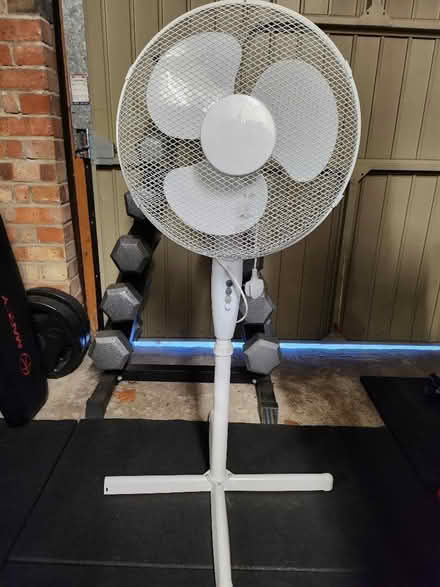 Photo of free White standing fan (Canary Wharf E14) #1