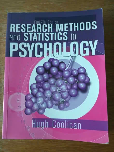 Photo of free Psychology statistics book (Sheffield centre) #1