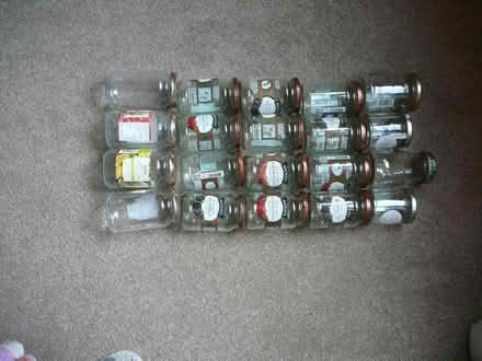 Photo of free 20 jam jars, clean, (Great Moor SK7) #1