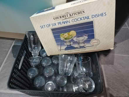 Photo of free Several glasses and tumblers and prawn cocktail dishes (Tuebrook L6) #1