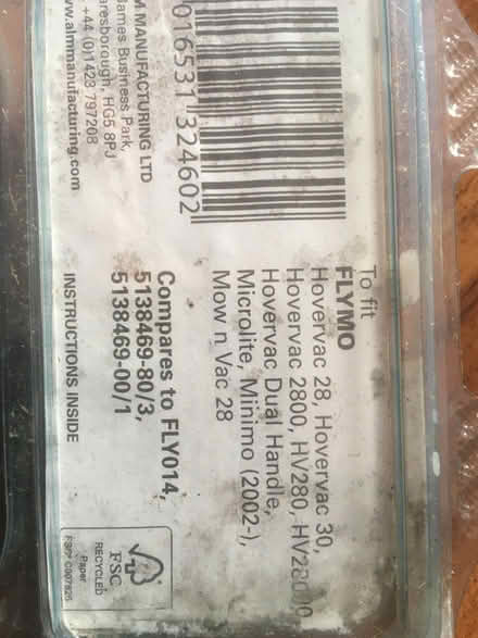 Photo of free Flymo plastic blades (Edinburgh South) #2