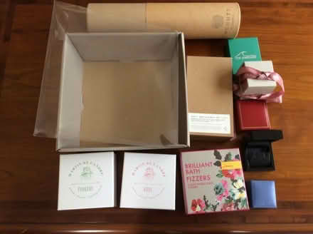 Photo of free Cardboard boxes, jewellery cases (Spacey Houses HG3) #1