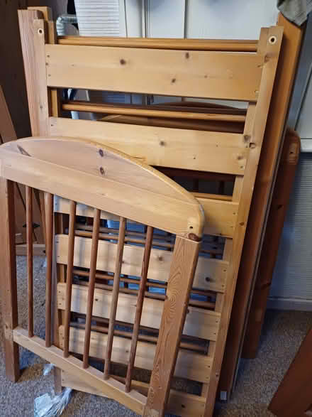 Photo of free Wooden cot (Trewoon) #1
