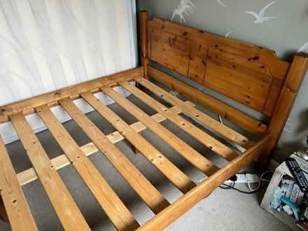 Photo of free Pine Double Bed and Dormeo mattress (Meltonby YO42) #4