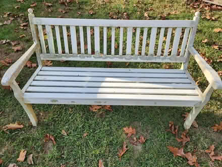 Photo of free 6' Resin Bench (Crozet) #2
