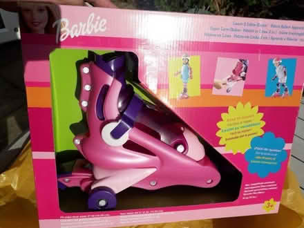 Photo of free Barbie skates (3+ yrs) (Popley RG24) #1