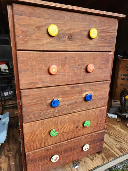 Photo of free Tall Wood Dresser (Crozet) #3