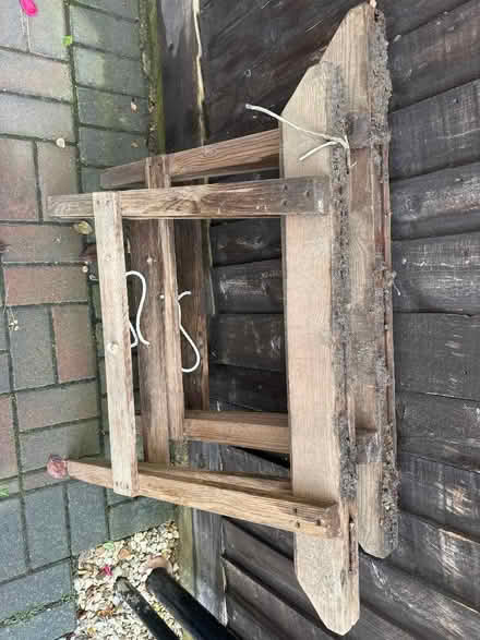 Photo of free Two tressles somewhat damp and dirty from garden storage (Coney Hall BR4) #1