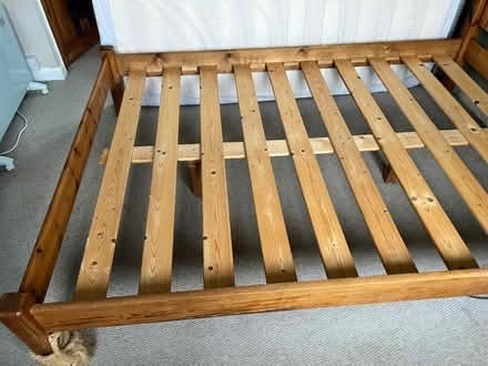 Photo of free Pine Double Bed and Dormeo mattress (Meltonby YO42) #2