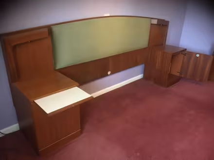 Photo of free Double bed headboard with cupboards (Mepal CB6) #2