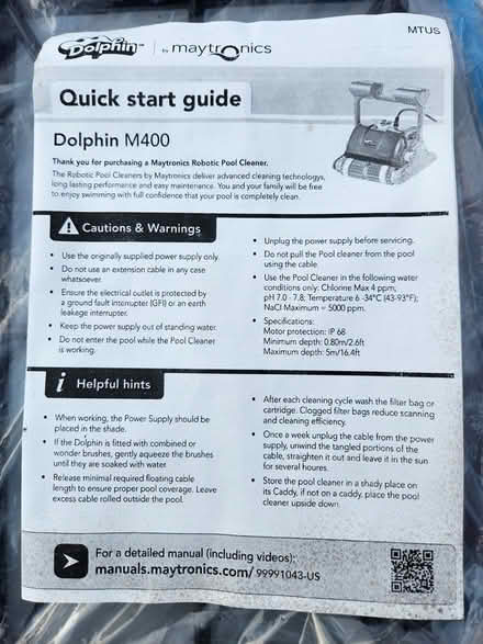 Photo of free Pool Cleaner RoboVac (Crozet) #1