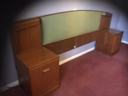 Photo of free Double bed headboard with cupboards (Mepal CB6) #3