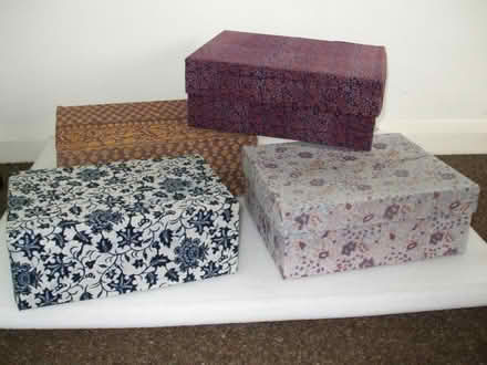 Photo of free Fabric Covered Shoe Boxes Set A (Orton CA10) #2