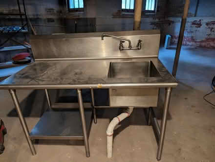 Photo of free Stainless Utility Sink (Addison/pulaski) #1