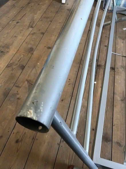 Photo of free Metal double bed frame (weybridge) #3