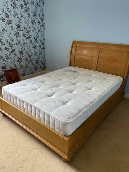 Photo of free Oak bed (Heaton Moor Stockport SK4) #1