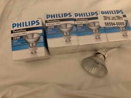 Photo of free PHILIPS HALOGEN 240v/35w bulbs x 5 (Chesterton Cambridge) #1