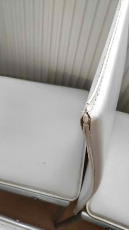 Photo of free Three white chairs (Stockwell SW9) #4