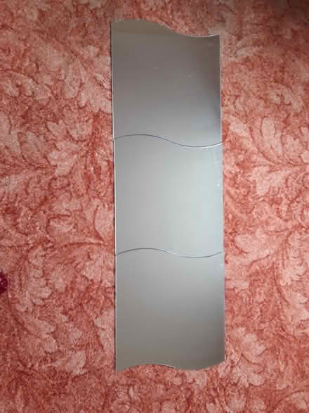 Photo of free wavey mirror tiles x 3 (Wirksworth south DE4) #1