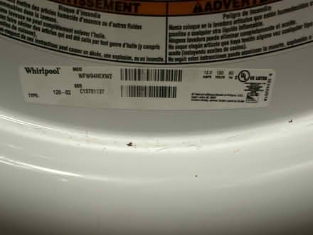 Photo of free Whirlpool washer (Woodridge) #2