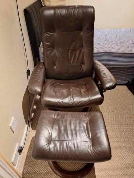 Photo of free Chair and foot stool (Dundee DD2) #2